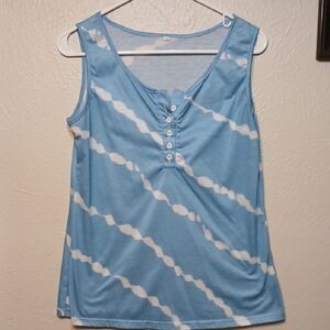 🧡Blue Sleeveless Top